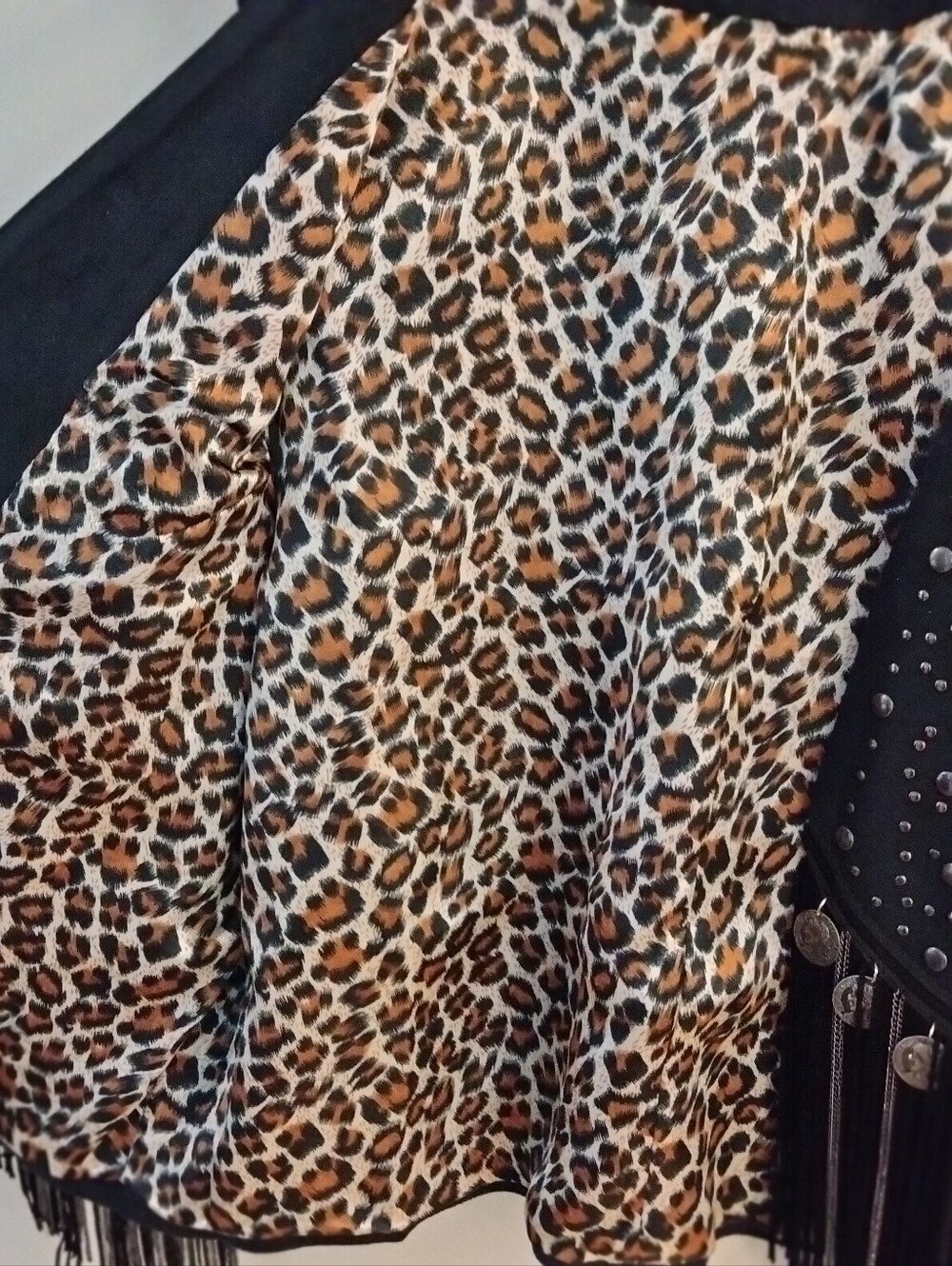 Tasha Polizzi Fringe Vest, M - Picture 3 of 12